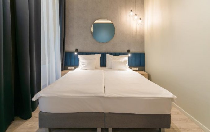 Tweepersoonskamer van Hotel Alta Moda Fashion in Budapest