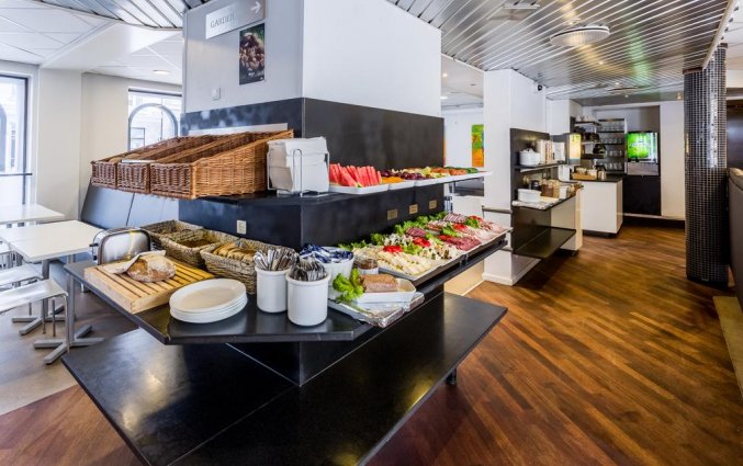 Ontbijtbuffet van hotel Copenhagen Star in Kopenhagen