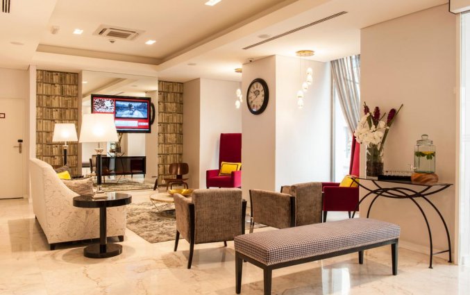 Lobby van Hotel the 7 in Lissabon