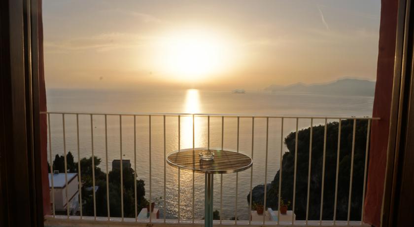 Terras van Hotel Villa Bellavista in Amalfi