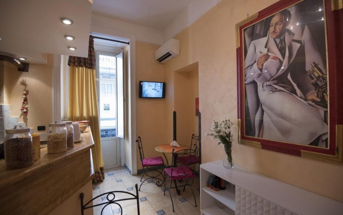 Ontbijt kamer van Hotel Schilizzi Napels